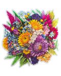 Drvena slagalica Unidragon od 200 dijelova - Buket cvijeća - 4t